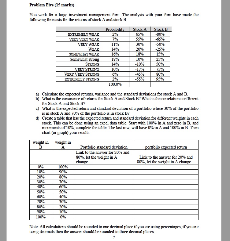 Please solve using excel please and show formula