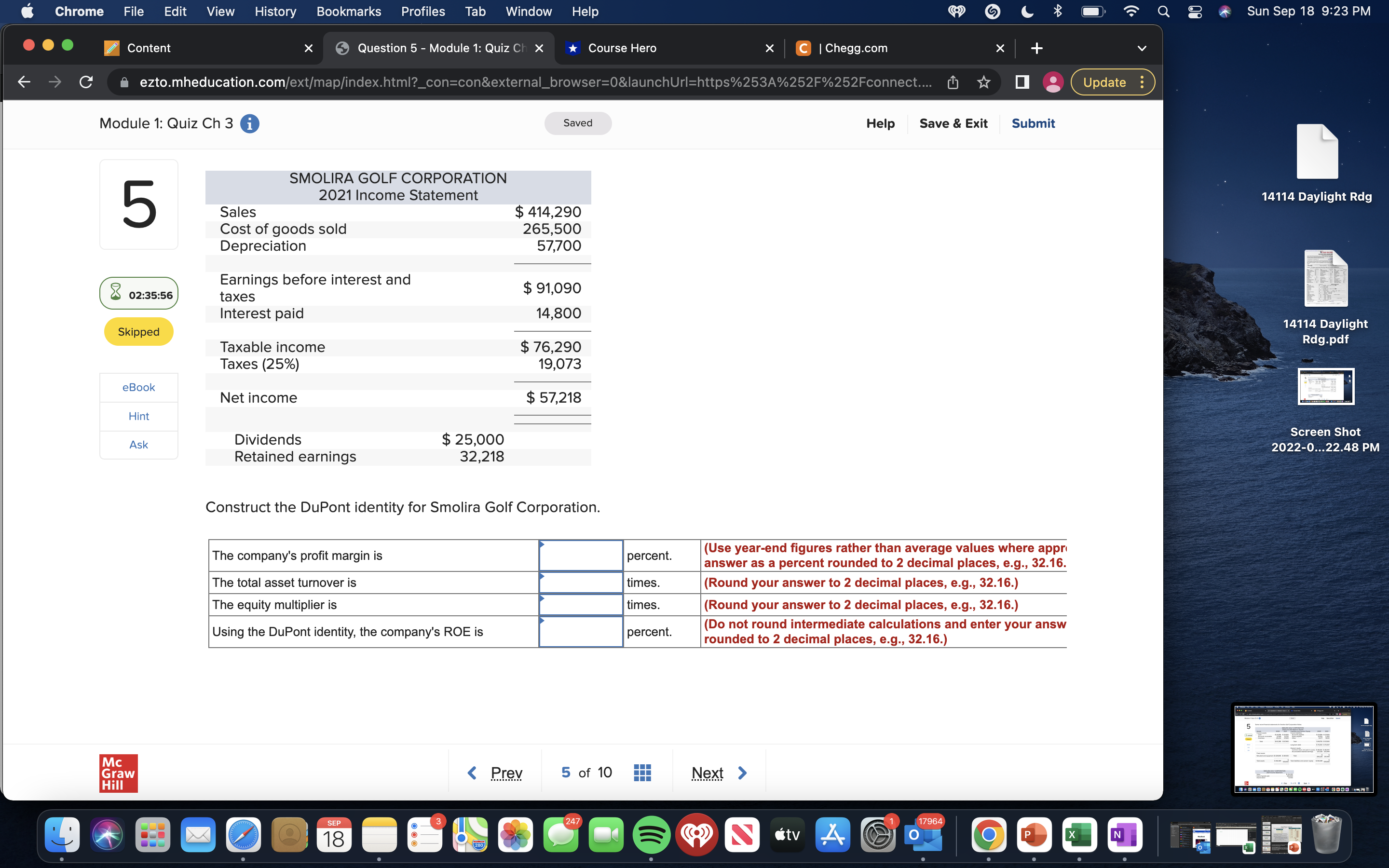 Chrome File Edit View History Bookmarks Profiles