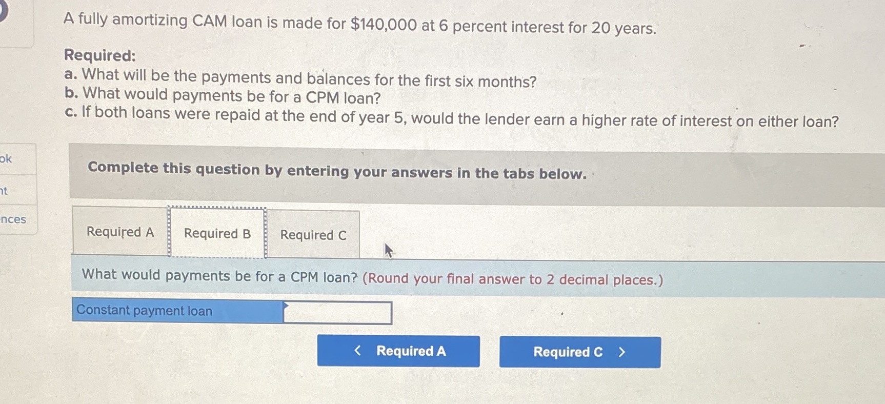 What is the constant payment loan? A fully