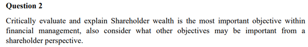 Hello! Financial Management assignment . Question