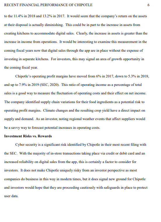 Topic Paper I: For the topic papers, you are to