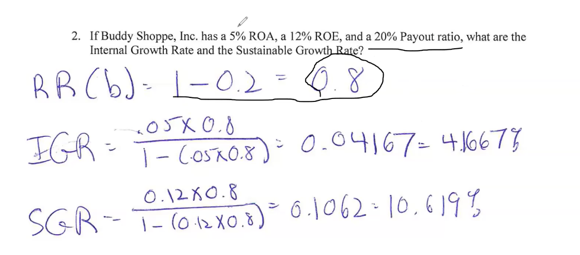 Question: 2. If Buddy Shoppe, Inc. has a 7% RCA,