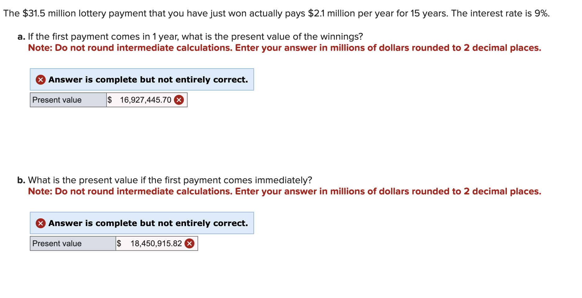 The $31.5 million lottery payment that you