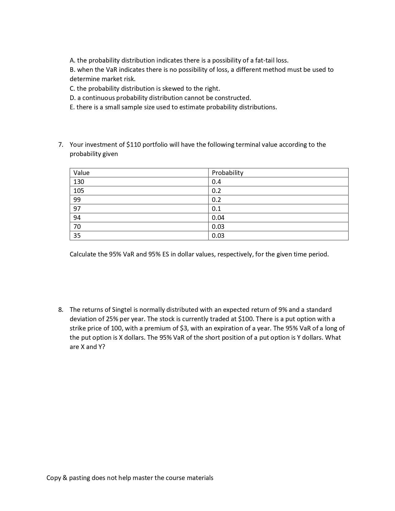 1. Which of the following statements correctly