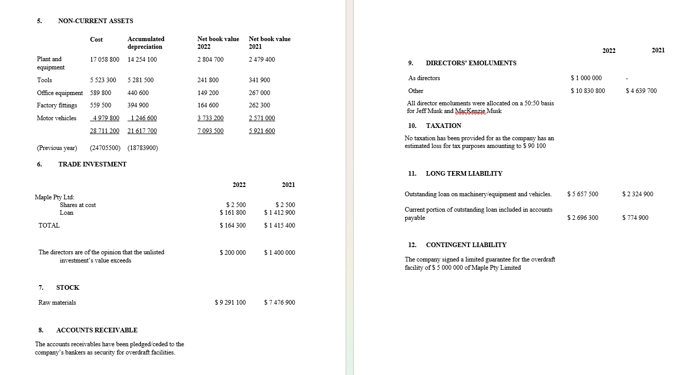 Please study the attached case study information