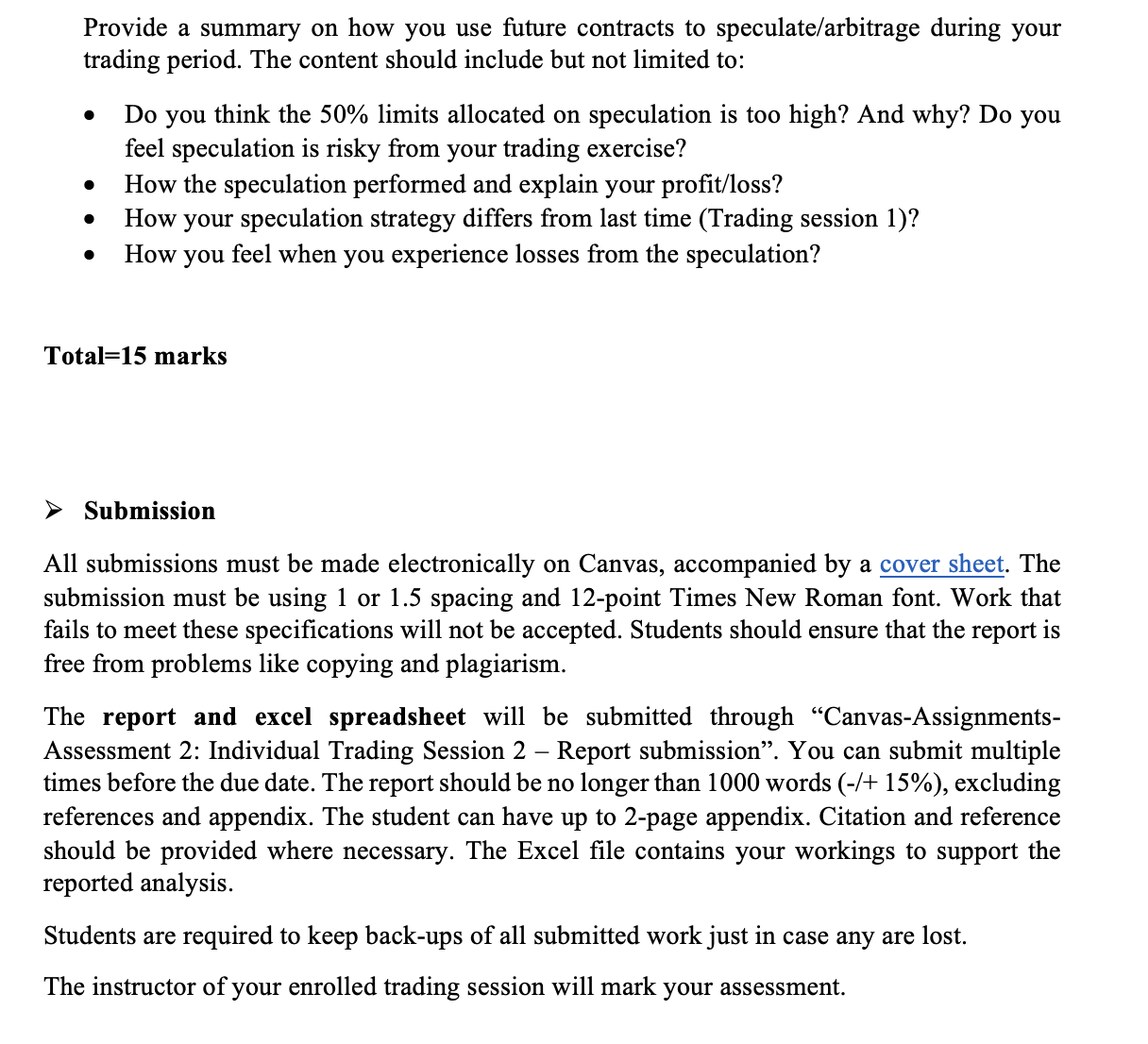 3? Assessment Task This is an individual task. In