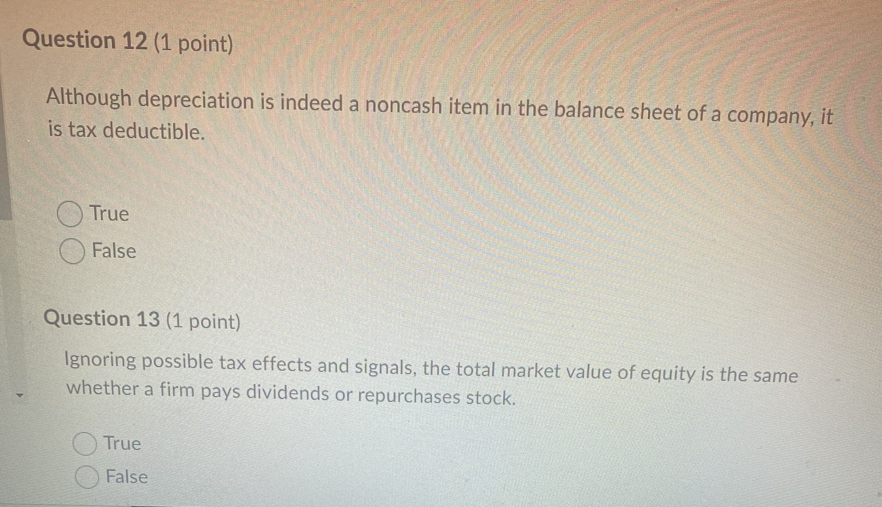 Answer correctly Question 12 (1 point) Although