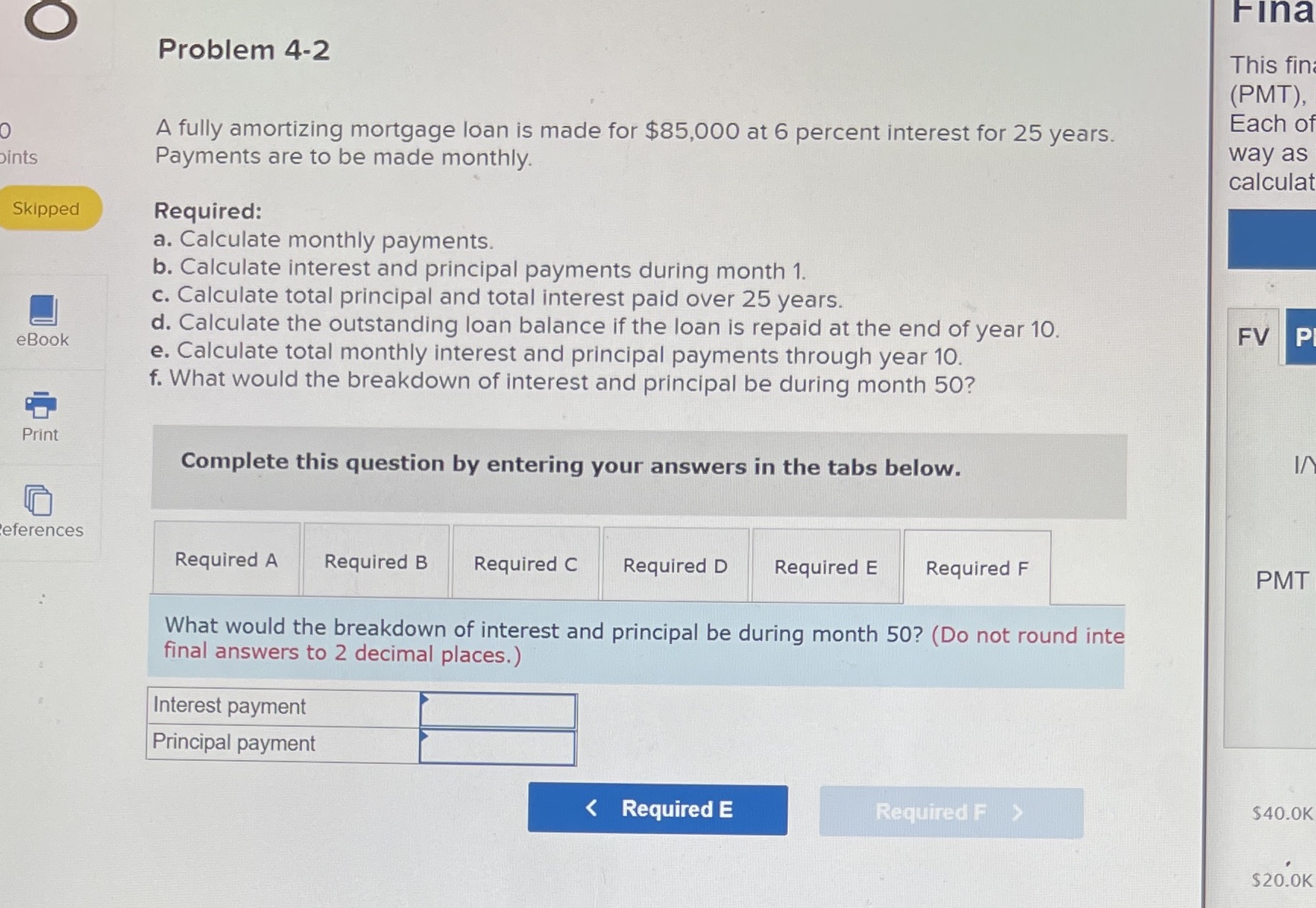 Fina O Problem 4-2 This fin (PMT), A fully