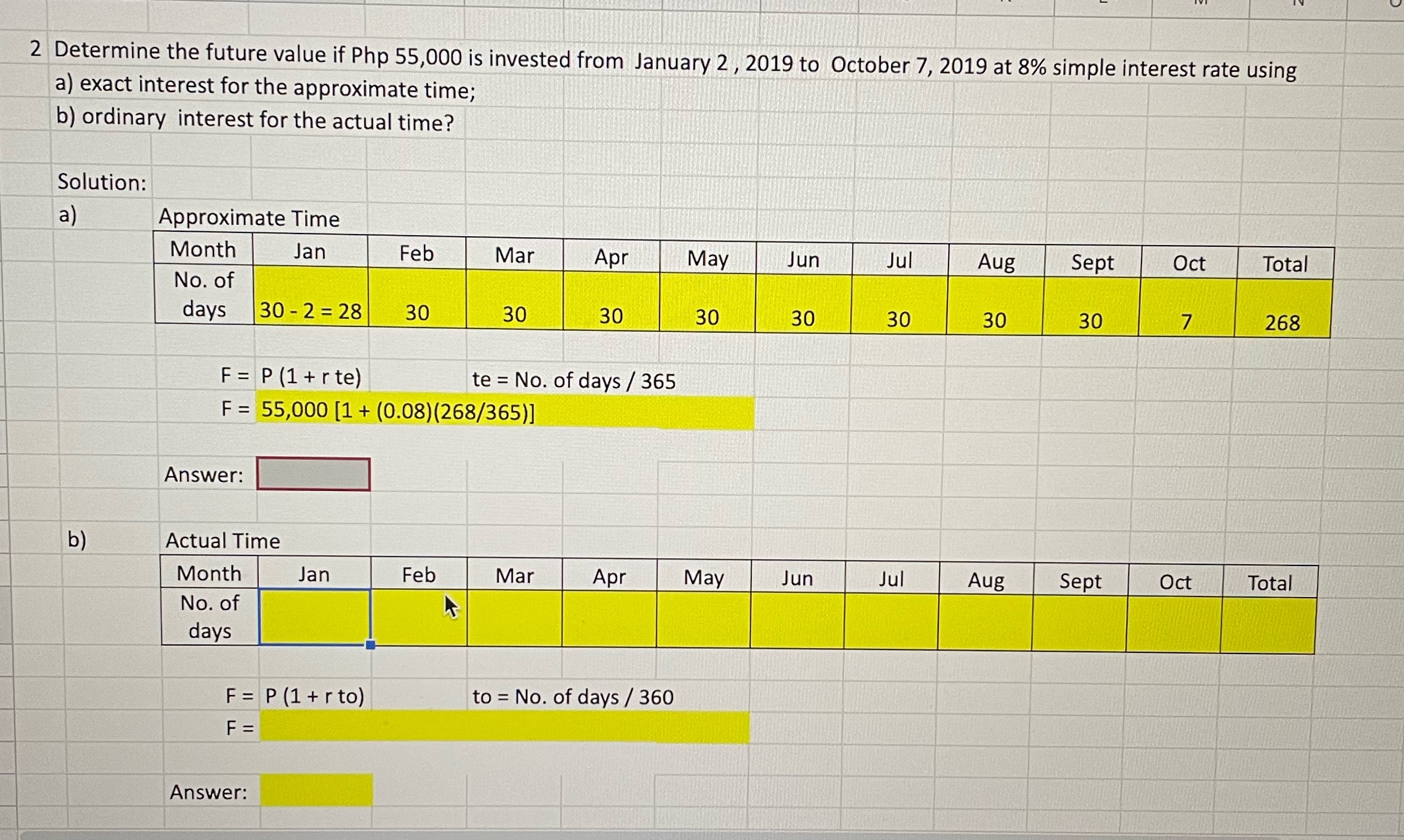 I need help for letter b. Please indicate what