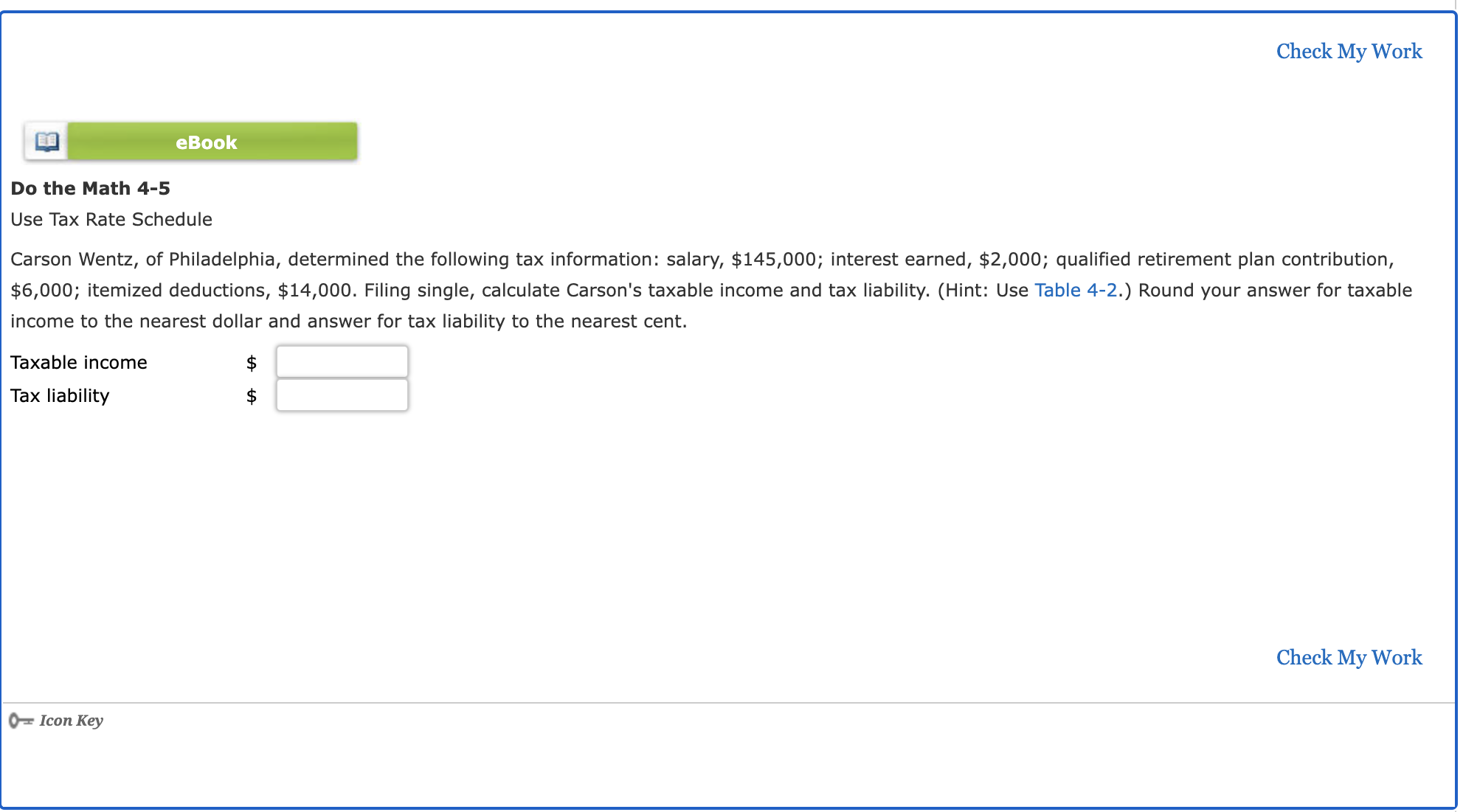 Check My Work eBook Do the Math 4-5 Use Tax Rate