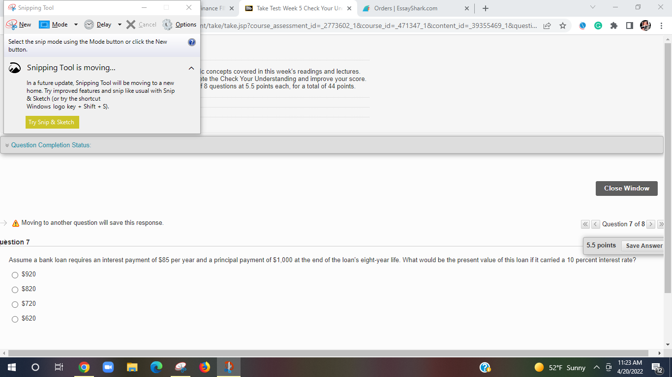 Q Snippmg Tool Select the snip mode using the