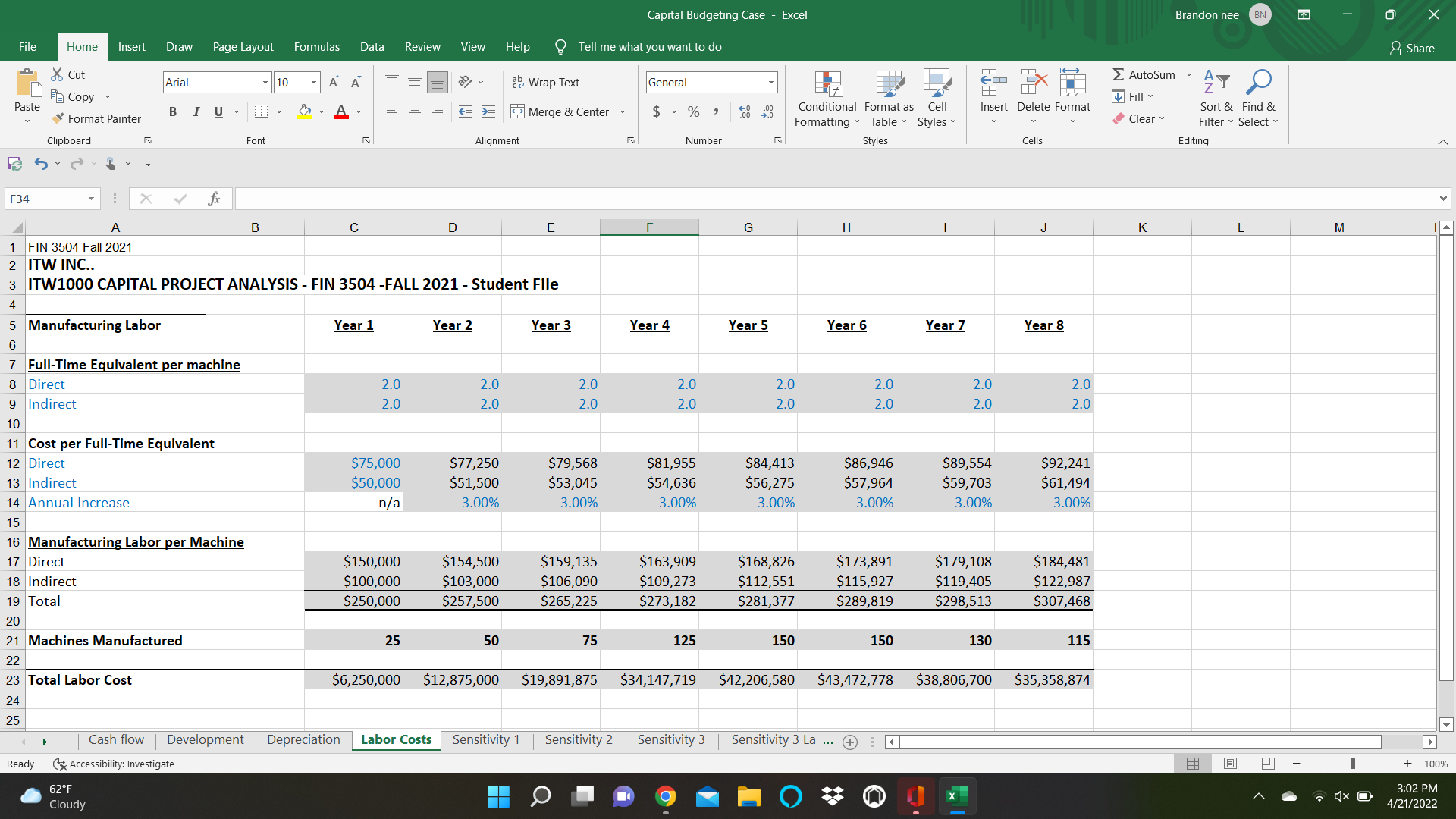 Please answer these questions excel work is