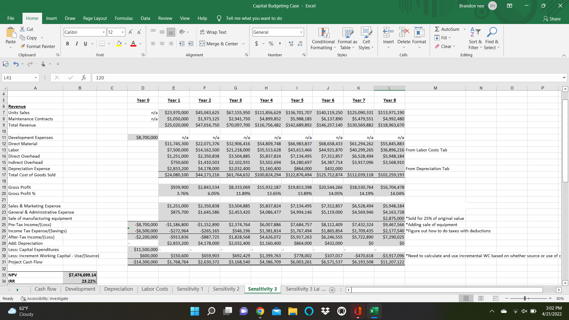 Please answer these questions excel work is