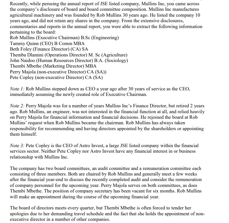 Recently, while perusing the annual report of JSE