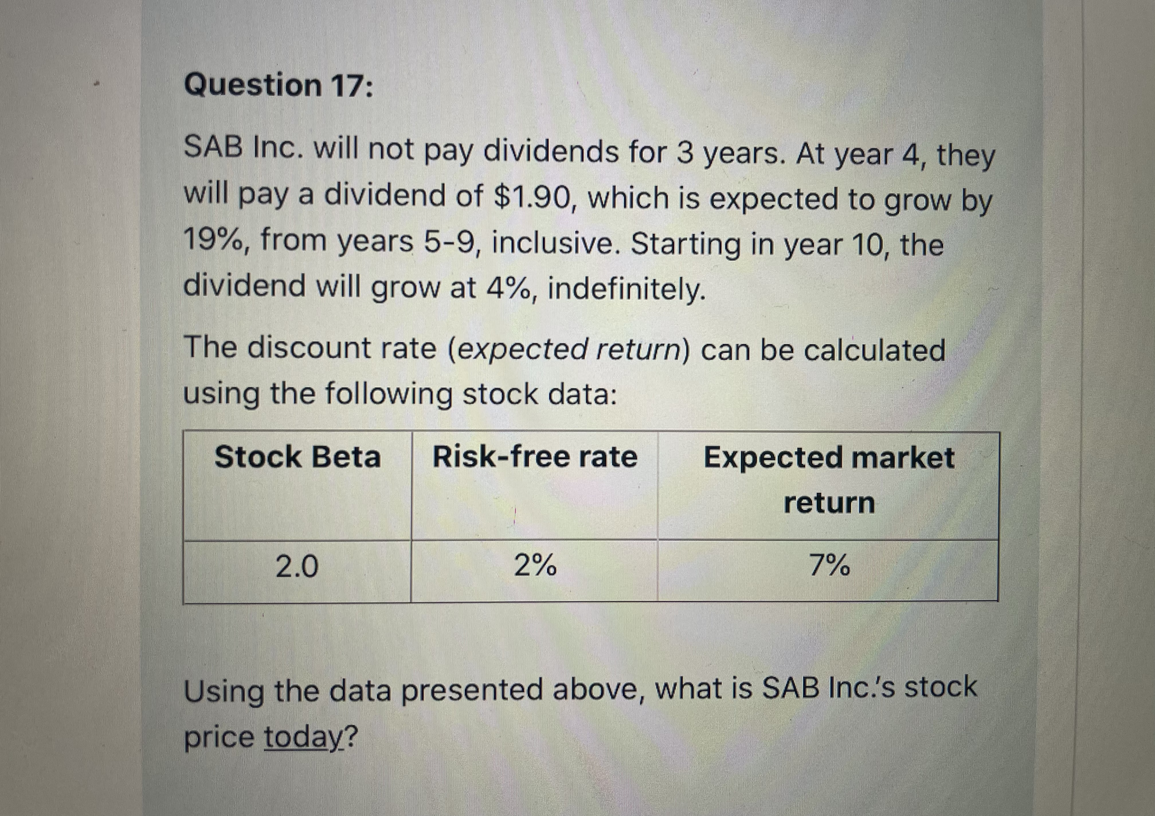May you please assist. No excel explination