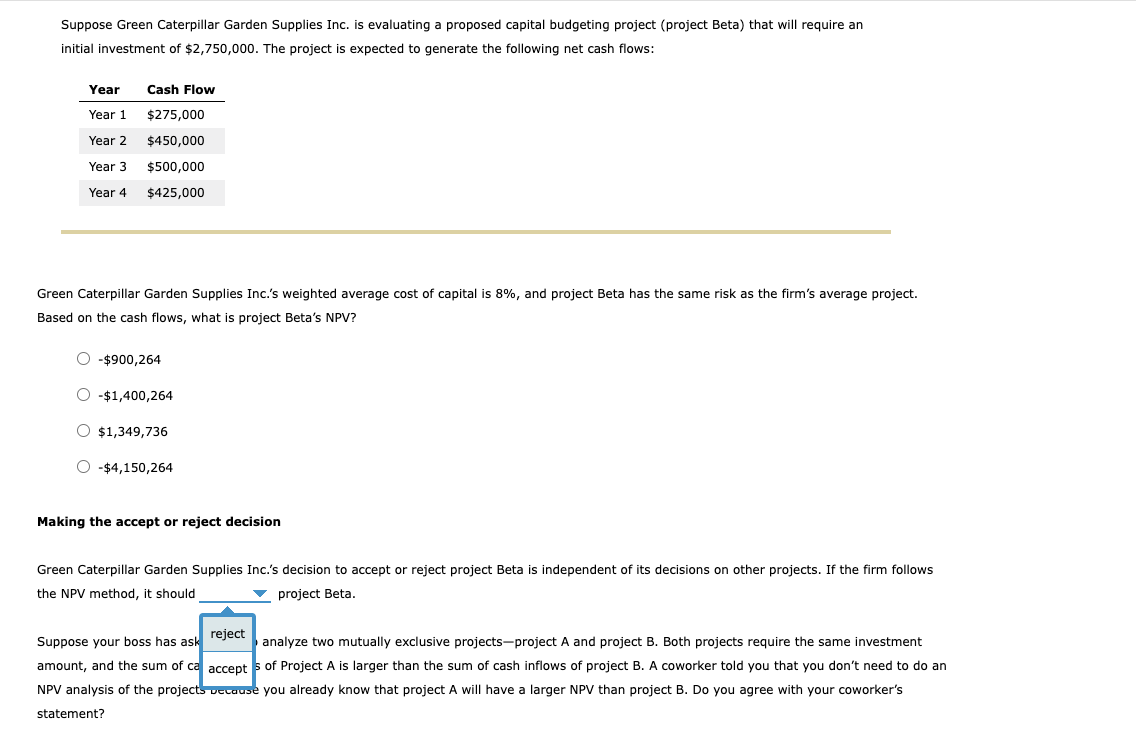 Quantitative Problem: Bellinger Industria is