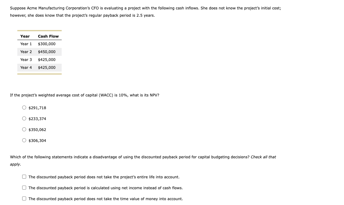 Quantitative Problem: Bellinger Industria is