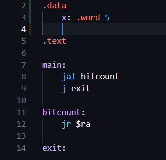 MIPS Assembly Modify the file solution.asm so