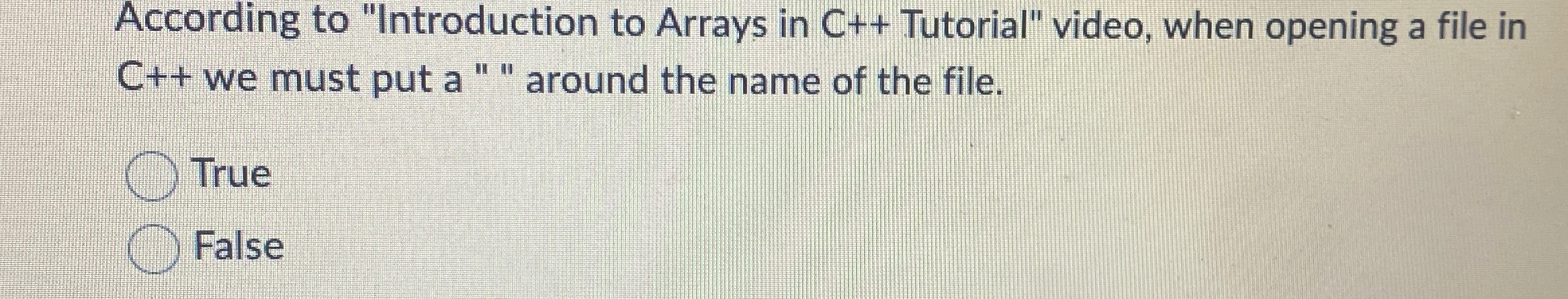 According to "Introduction to Arrays in C + +
