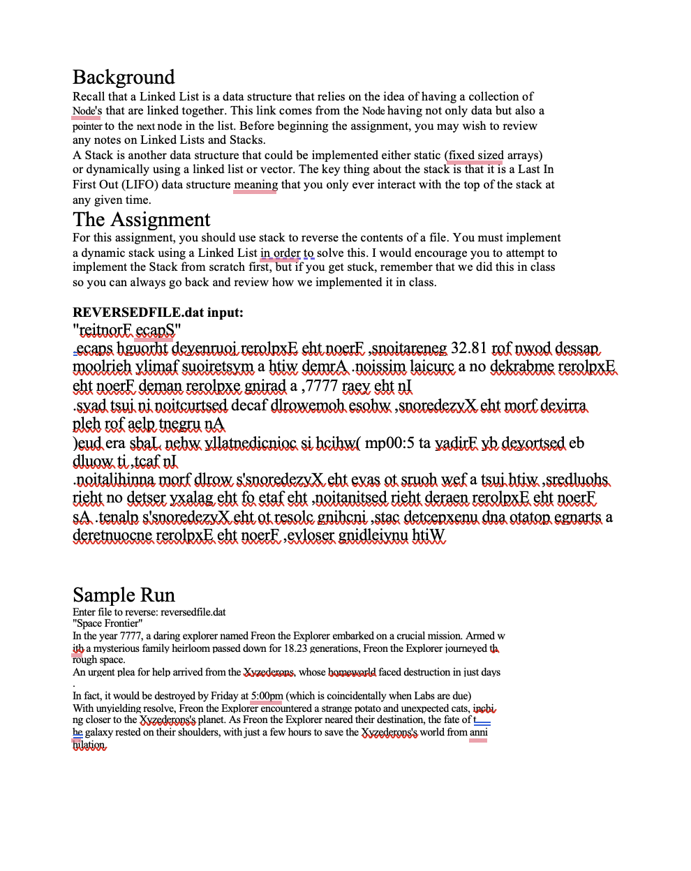 Background Recall that a Linked List is a data