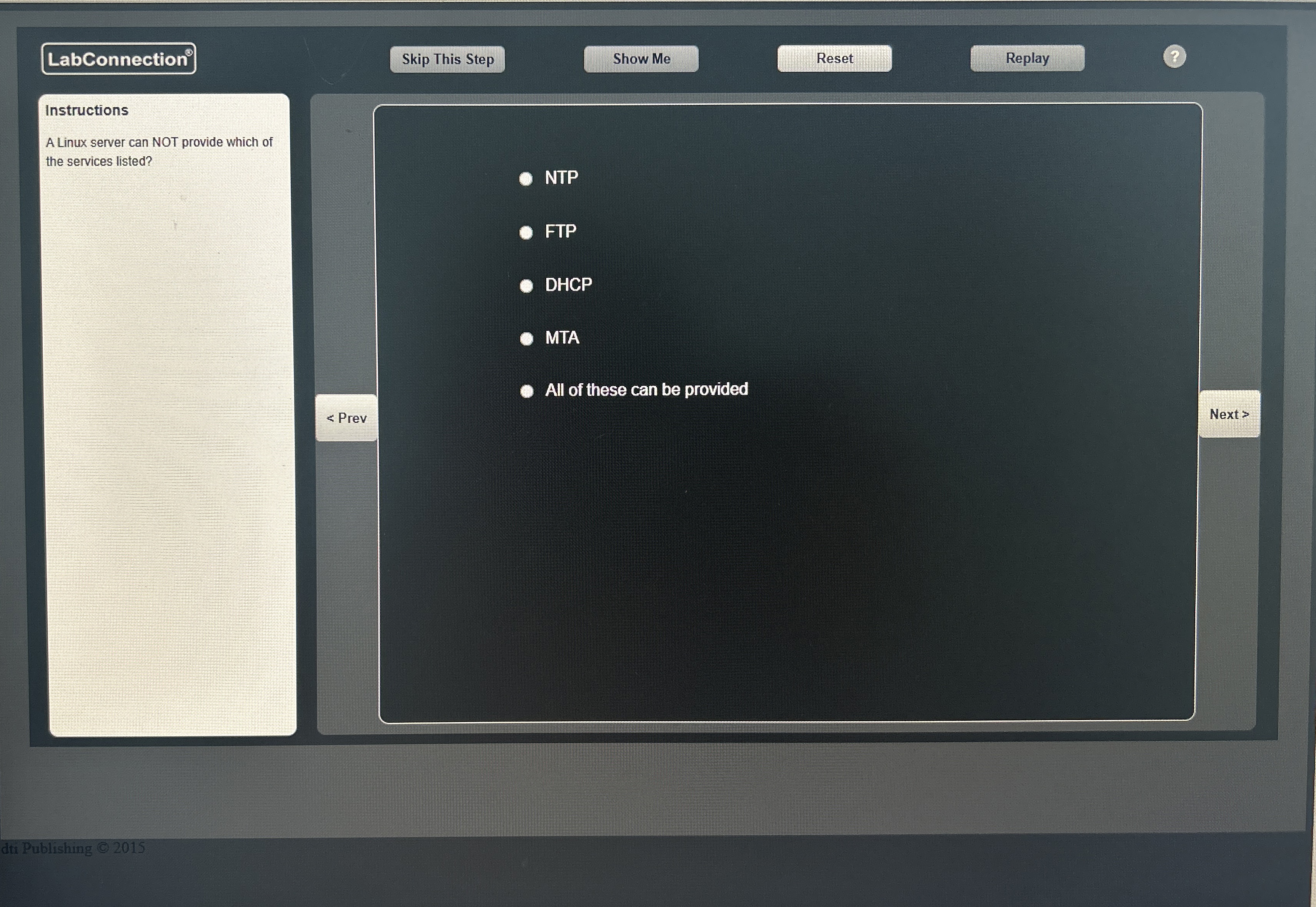 LabConnection Skip This Step Reset ( ? )