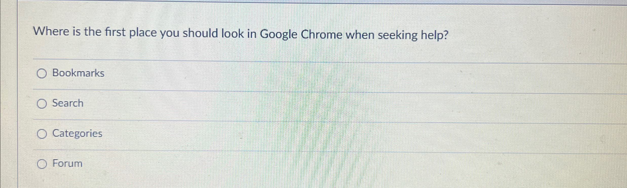 Where is the first place you should look in