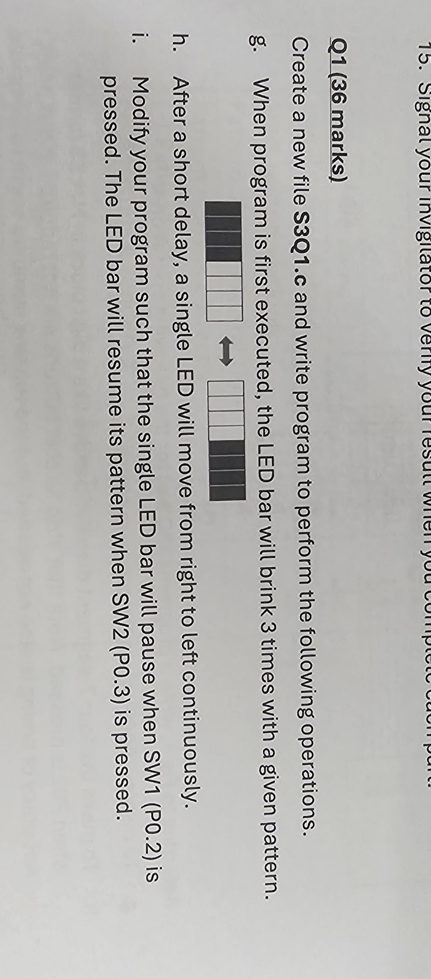 Q 1 ( 3 6 marks ) Create a new file S 3 Q 1 . c