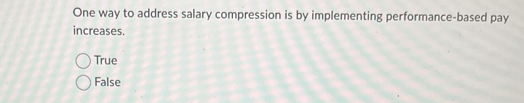 One way to address salary compression is by
