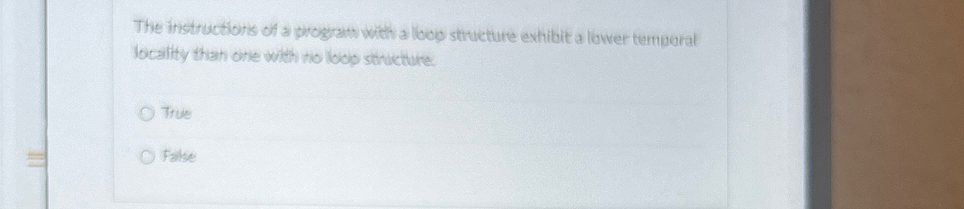 The instructionis of a program with a loop