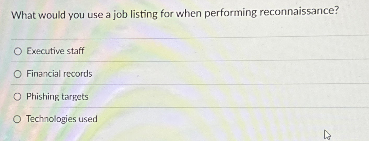 What would you use a job listing for when
