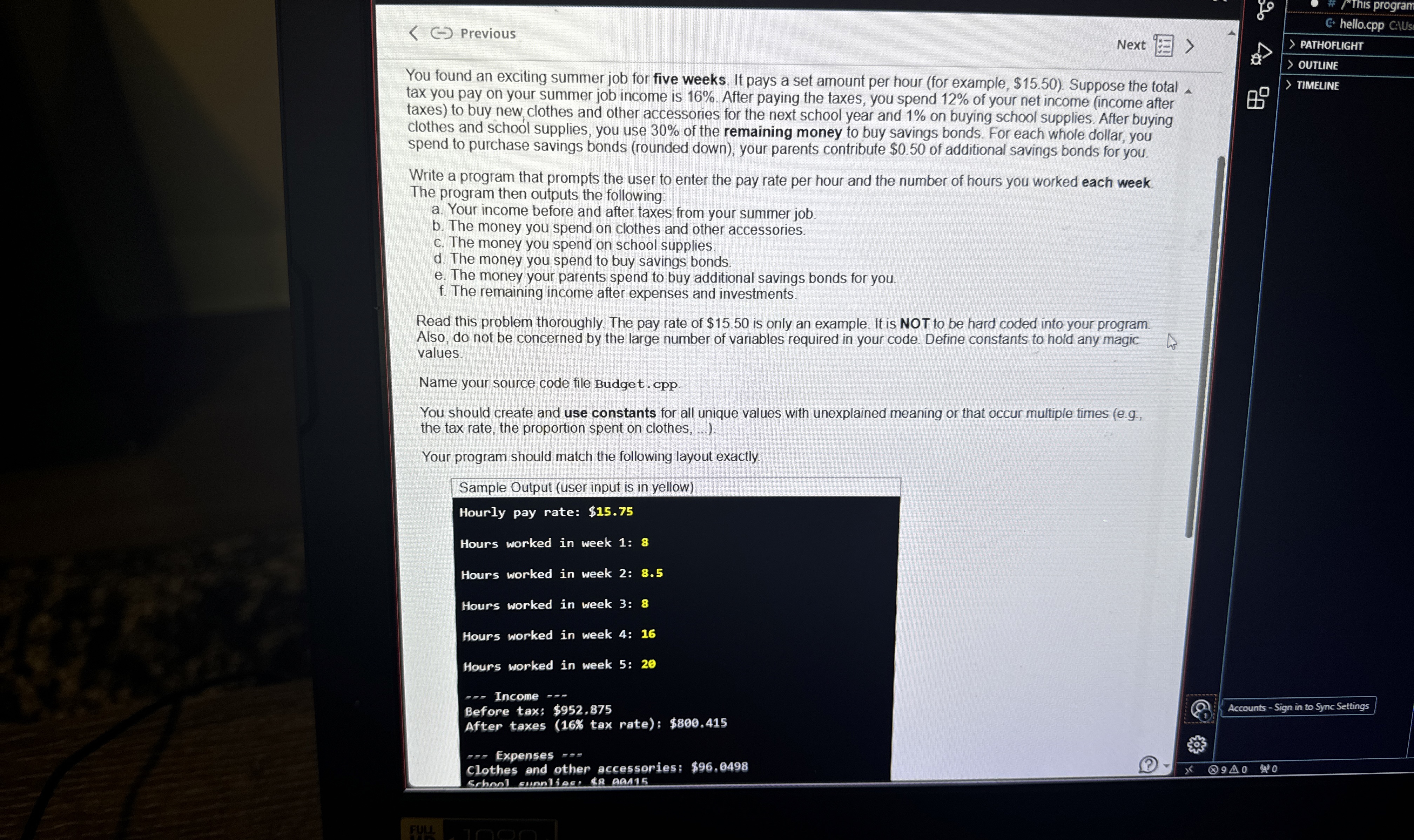 Previous Next You found an exciting summer job