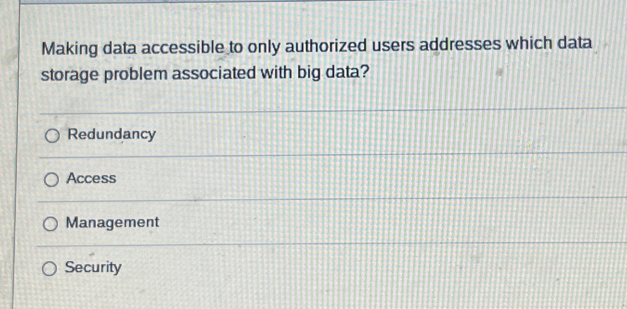 Making data accessible to only authorized users
