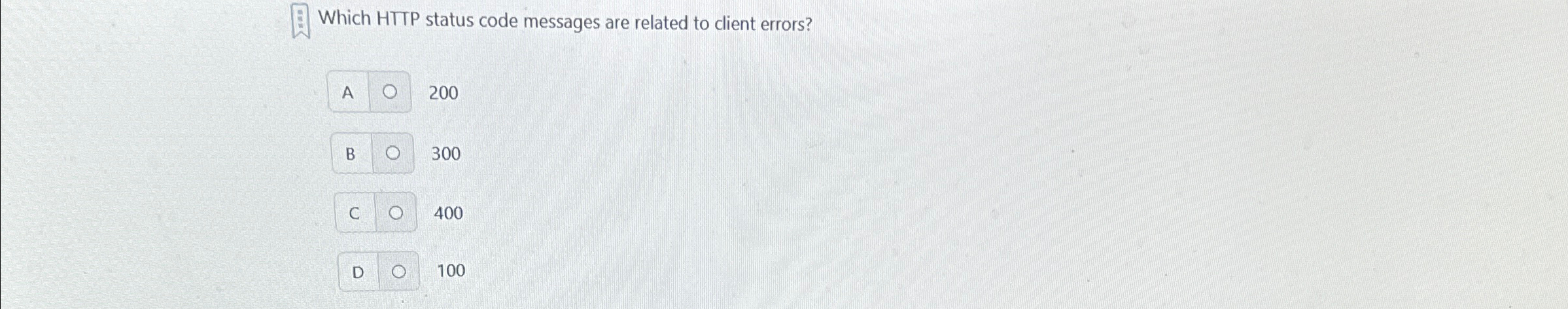 Which HTTP status code messages are related to