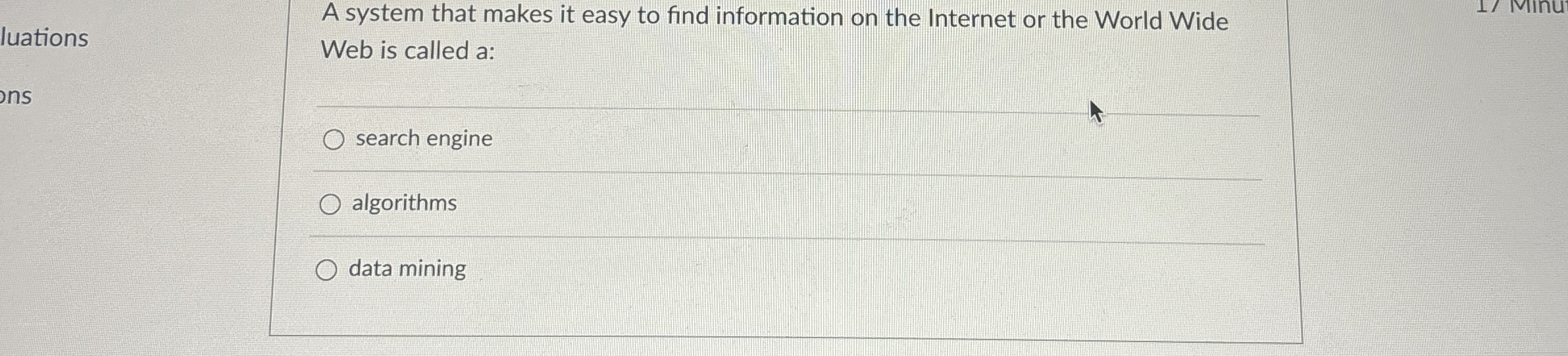 luations A system that makes it easy to find