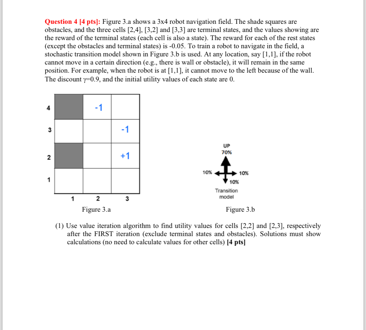 Question 4 [ 4 pts ] : Figure 3 . a shows a 3 x 4