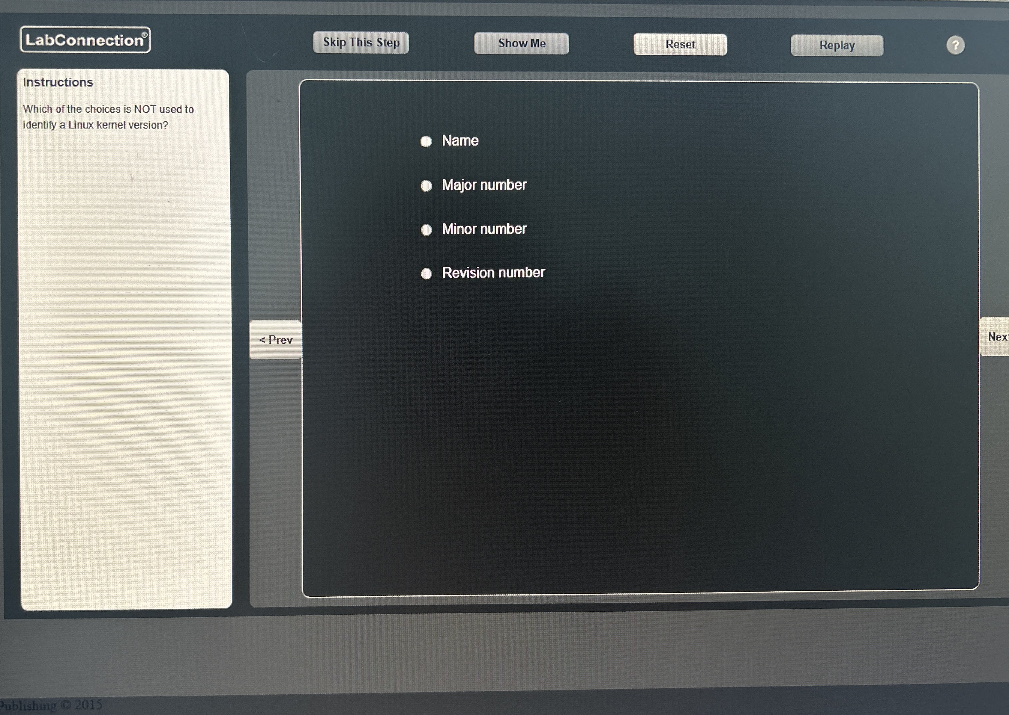 LabConnection Skip This Step Show Me Reset ( ? )