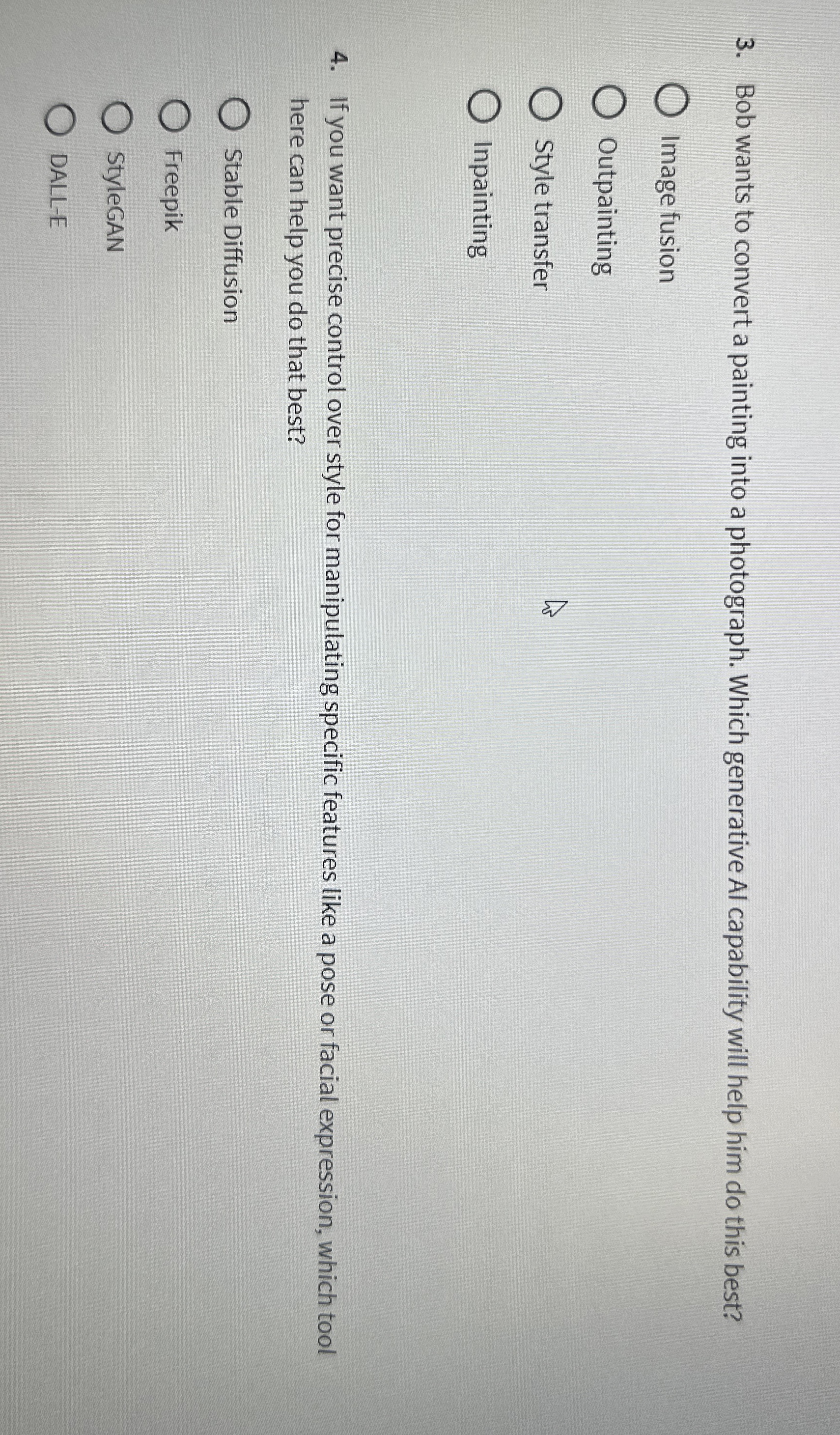 Bob wants to convert a painting into a