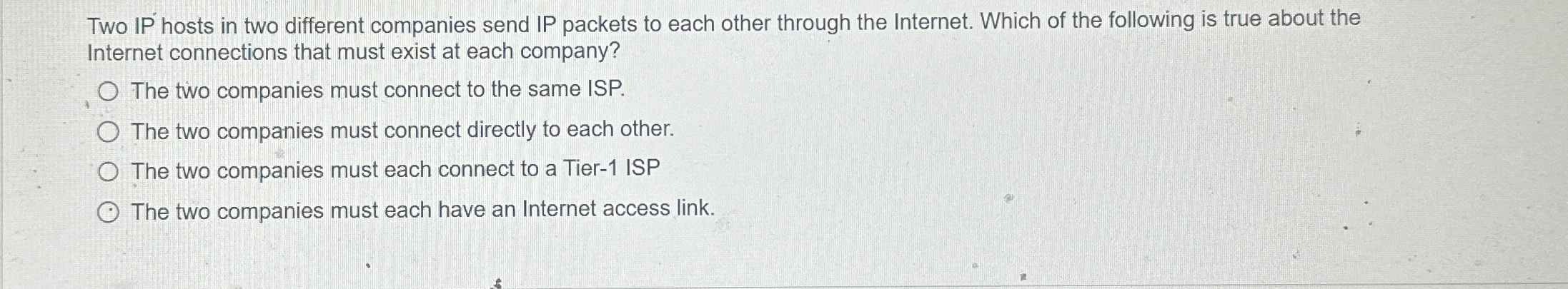Two IP hosts in two different companies send IP