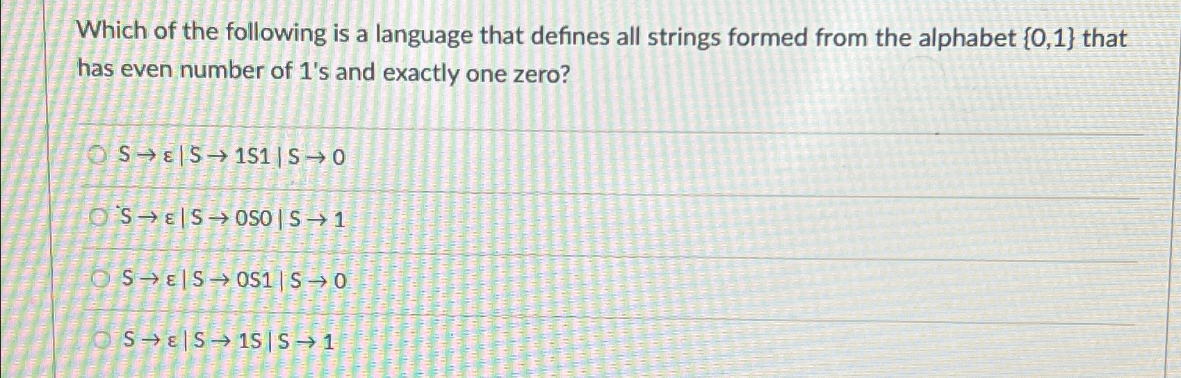 Which of the following is a language that defines
