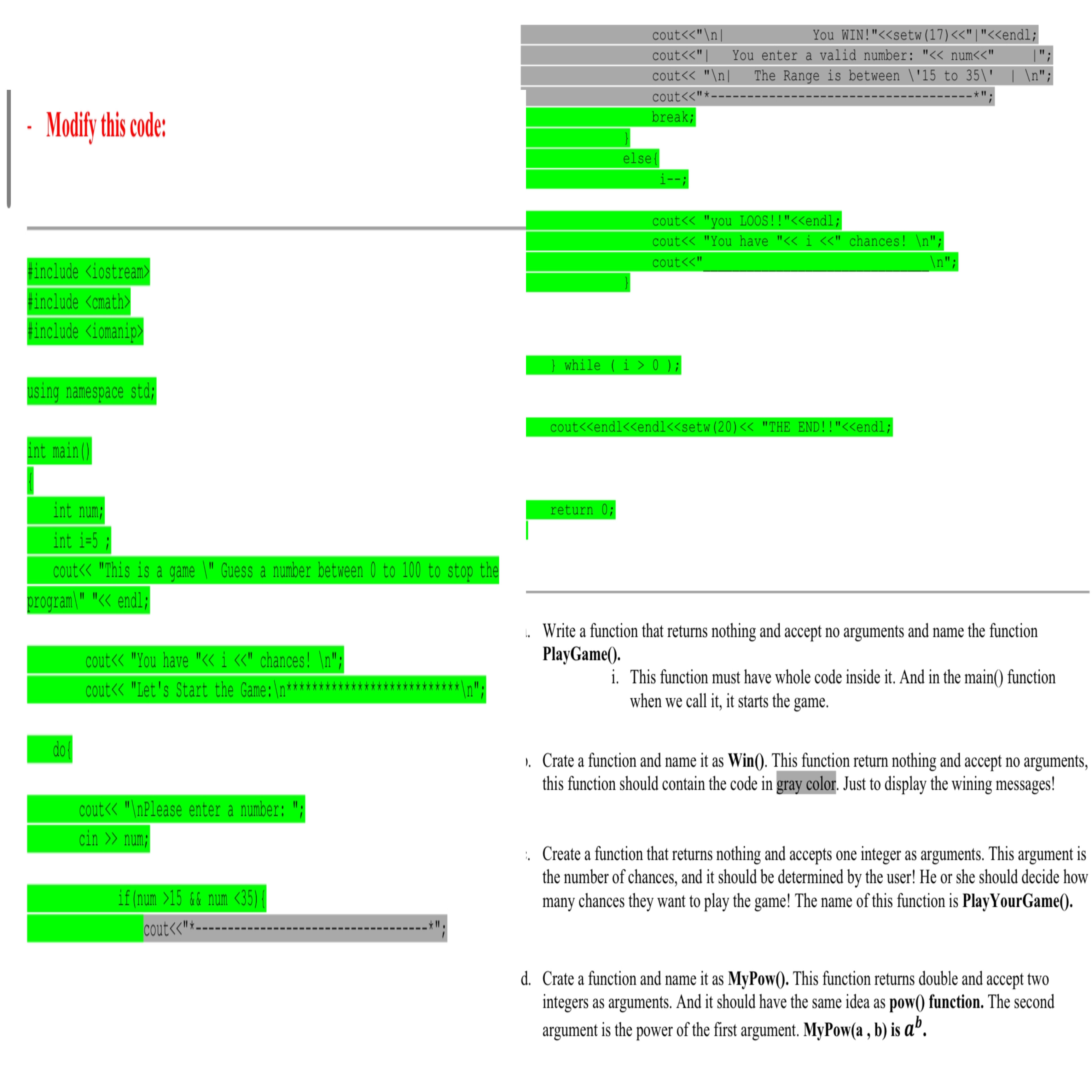 Modify this code: cout < < " | You WIN! " < i  style="width: 25%; display: block; margin-left: 0; margin-right: auto;"></a></div>                                                                                    </h2>
                                                                            </div>
                                </div>
                                                                <div class="related-question-statment col-md-12 col-lg-12">
                                    <div class="no-padding question-statement-complete-placement">
                                                                                <h2 class="small_h2">
                                            <a href="/study-help/questions/in-the-waterfall-approach-the-step-in-which-the-newlimodified-26530846"
                                               class="related-question-statement-styling">in the waterfall approach the step in which the newlimodified systrn is tested and placed into service is</a>                                                                                    </h2>
                                                                            </div>
                                </div>
                                                                <div class="related-question-statment col-md-12 col-lg-12">
                                    <div class="no-padding question-statement-complete-placement">
                                                                                <h2 class="small_h2">
                                            <a href="/study-help/questions/calculate-the-average-turnaround-time-att-for-the-26530847"
                                               class="related-question-statement-styling">Calculate the average turnaround time ( ATT ) for the following processes: a - In FCFS first - come first - served b - In SJF shortest job first c - In Round Robin with slice time = 4</a><div class="questionHolder"><a href="/study-help/questions/calculate-the-average-turnaround-time-att-for-the-26530847"><img src="https://dsd5zvtm8ll6.cloudfront.net/si.experts.images/questions/2025/01/6798f17ed1c64_5426798f17e4e705.jpg" alt="Calculate the average turnaround time ( ATT ) for" class="sc-sj7gtn-1 fkZXya" style="width: 25%; display: block; margin-left: 0; margin-right: auto;"></a></div>                                                                                    </h2>
                                                                            </div>
                                </div>
                                                                <div class="related-question-statment col-md-12 col-lg-12">
                                    <div class="no-padding question-statement-complete-placement">
                                                                                <h2 class="small_h2">
                                            <a href="/study-help/questions/select-the-best-translation-into-predicate-logic-using-the-given-26530848"
                                               class="related-question-statement-styling">Select the best translation into predicate logic, using the given constants and predicates: Abhishek loves ice cream and pizza.</a>                                                                                    </h2>
                                                                            </div>
                                </div>
                                                                <div class="related-question-statment col-md-12 col-lg-12">
                                    <div class="no-padding question-statement-complete-placement">
                                                                                <h2 class="small_h2">
                                            <a href="/study-help/questions/a-simple-lot-based-flood-monitoring-system-two-water-level-26530849"
                                               class="related-question-statement-styling">A simple loT based flood monitoring system: Two water level sensors at riverbank : W 1 at upstream & W 2 at downstream " Two rain sensors ( R 1 & R 2 ) LED 1 - green; LED 2 - orange; LED 3 - red " Buzzer ( alarm ) Alert through SMS If both water level sensors detect > 8 0 % red LED on , buzzer on , alert through SMS If both rain sensor detect</a><div class="questionHolder"><a href="/study-help/questions/a-simple-lot-based-flood-monitoring-system-two-water-level-26530849"><img src="https://dsd5zvtm8ll6.cloudfront.net/si.experts.images/questions/2025/01/6798f17eda3a4_5426798f17e4a45d.jpg" alt="A simple loT based flood monitoring system: Two" class="sc-sj7gtn-1 fkZXya" style="width: 25%; display: block; margin-left: 0; margin-right: auto;"></a></div>                                                                                    </h2>
                                                                            </div>
                                </div>
                                                                <div class="related-question-statment col-md-12 col-lg-12">
                                    <div class="no-padding question-statement-complete-placement">
                                                                                <h2 class="small_h2">
                                            <a href="/study-help/questions/1-9-in-the-data-mining-steps-scoring-is-26530850"
                                               class="related-question-statement-styling">1 9 . In the Data mining steps 