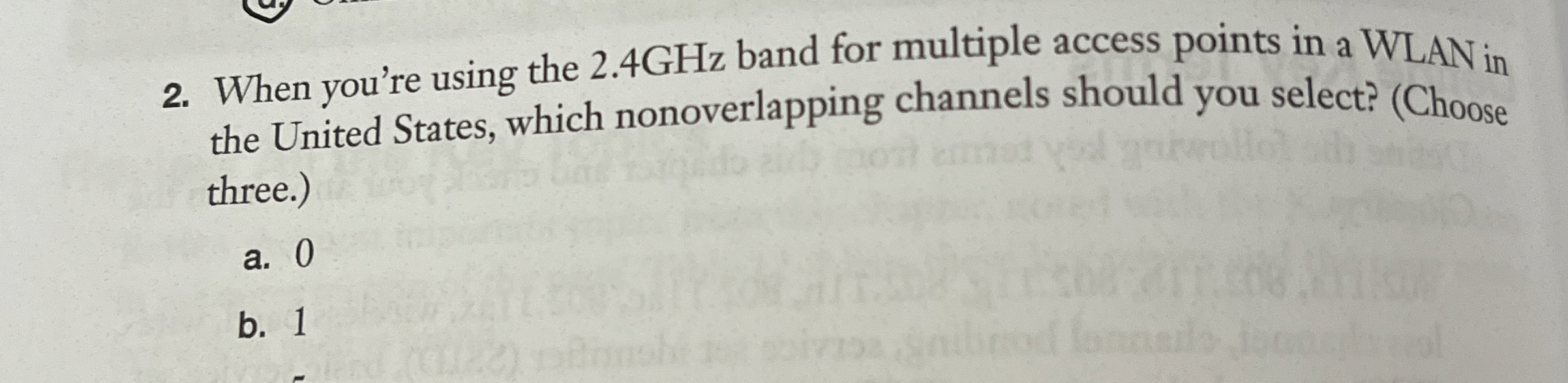 When you're using the 2 . 4 GHz band for multiple