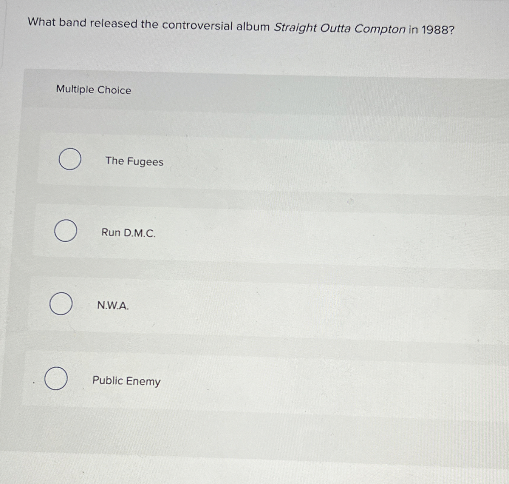 What band released the controversial album