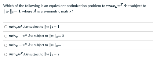 Which of the following is an equivalent