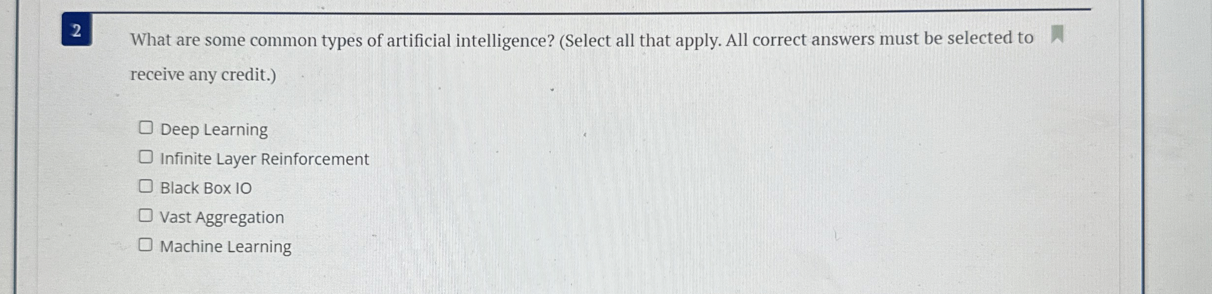 2 What are some common types of artificial