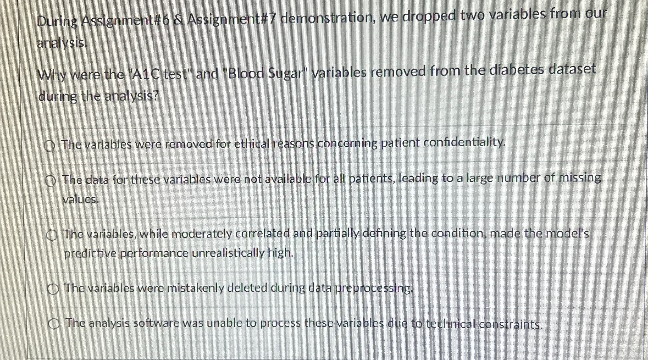 During Assignment# 6 & Assignment# 7