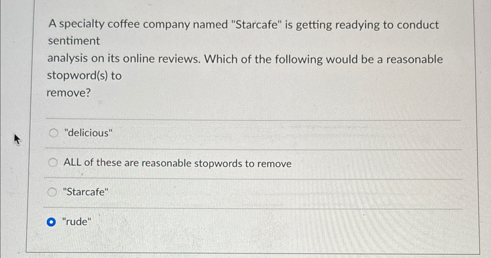 A specialty coffee company named "Starcafe" is
