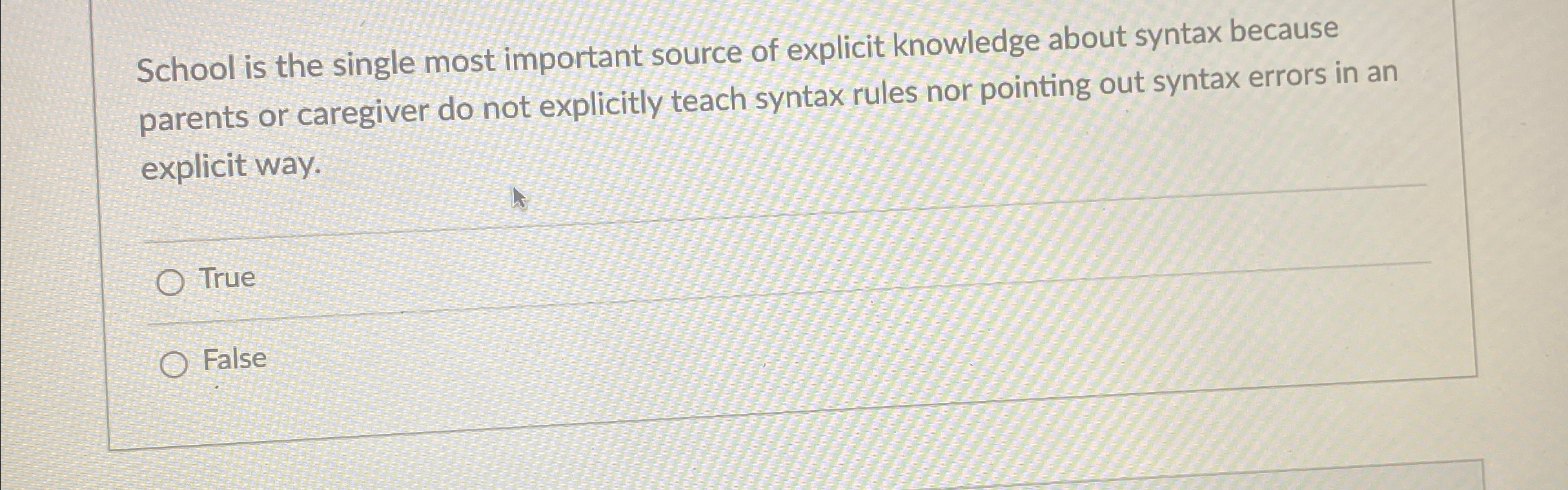 School is the single most important source of