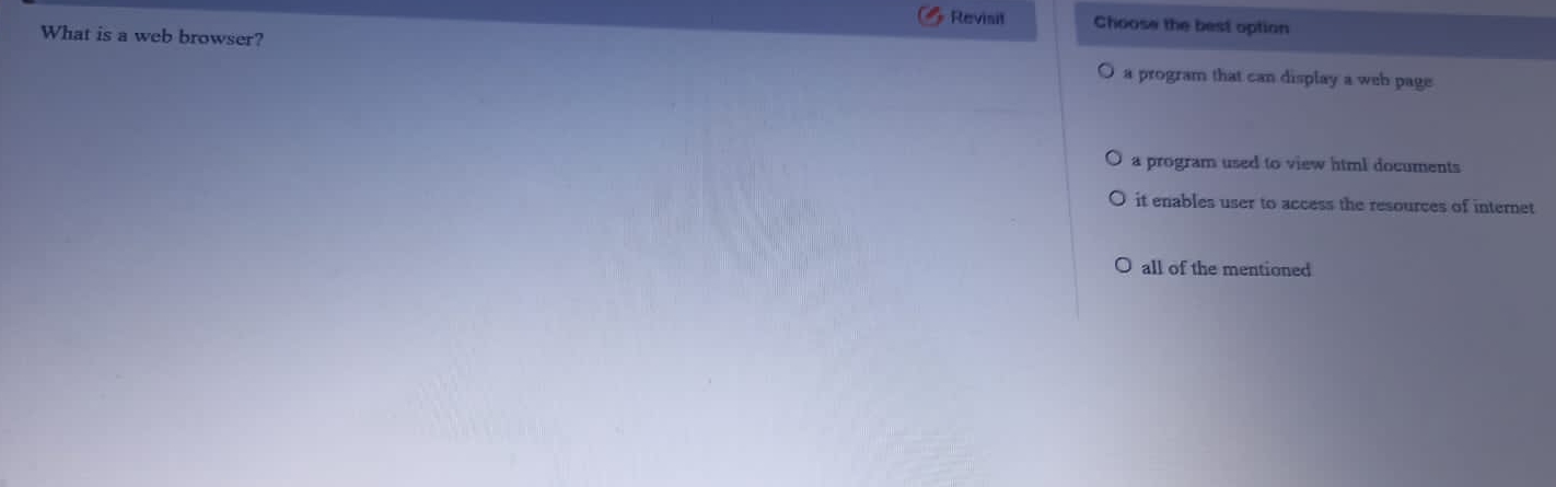 what is the web browser: program that can dirplay