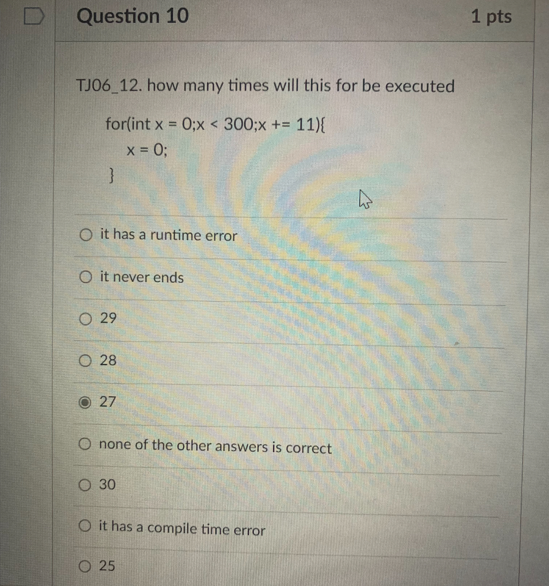 Question 1 0 1 p t s TJ 0 6 _ 1 2 . how many
