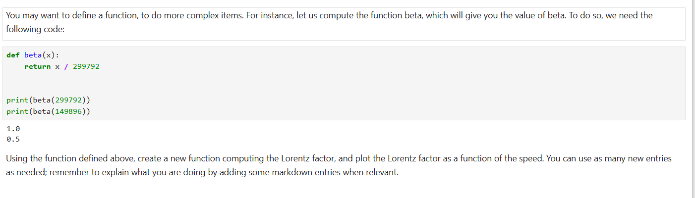 You may want to define a function, to do more
